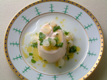 Photo of Smoked Salmon Mousse: a quick microwave appetizer recipe provided with nutrition facts for a seafood dish.
