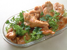 Photo of Special Teriyaki Chicken (a typical Japanese dish): a quick microwave meat recipe provided with nutrition facts for a chicken entree