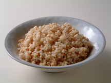 Photo of Grain Brown Rice: a quick microwave recipe provided with nutrition facts for Grain Brown rice