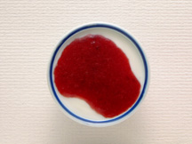 Image of Fresh Plum Sauce: a 6-minute microwave recipe provided with nutrition facts for a homemade plum sauce.