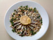 Image of Sardines with Ginger: a quick microwave appetizer recipe provided with nutrition facts for a healthy Japanese seafood dish