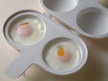 Photo of eggs cooked by a micowave oven