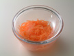 Photo of carrots made ready for microwave cooking