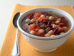 Image of Minestrone: a quick microwave soup recipe provided with nutrition facts for minestrone
