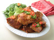 Image of Tandoori Chicken: a quick microwave meat recipe provided with nutrition facts for an Indian-style chicken entree.