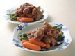 Image of Ginger Pork (a typical Japanese dish): a quick microwave meat recipe provided with nutrition facts for a pork entree.
