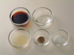 Image of ingredients of Tepura Sauce
