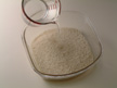 Image of puring boiling water over rice