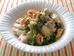 Image of Chicken rice bowl (donburi): a quick microwave recipe provided with nutrition facts for a chicken rice bowl