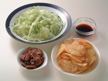 Image of ingredients of the rice bowl.