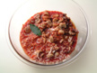 Image of cooked mixture of ingredients of Spicy Sausage & Tomato Sauce.