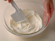 Image of mixing sour cream and ice water