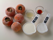 Image of ingredients of Japanese Persimmon Ice Cream.