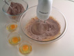 Image of mixing flour, beaten egg, and the mixture out of method 3.