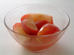 Image of Apple Compote: a 5-minute quick microwave recipe provided with nutrition facts for a homemade compote dessert.