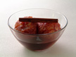 Image of Orange Compote: a 5-minute quick microwave recipe provided with nutrition facts for an elegant compote dessert.